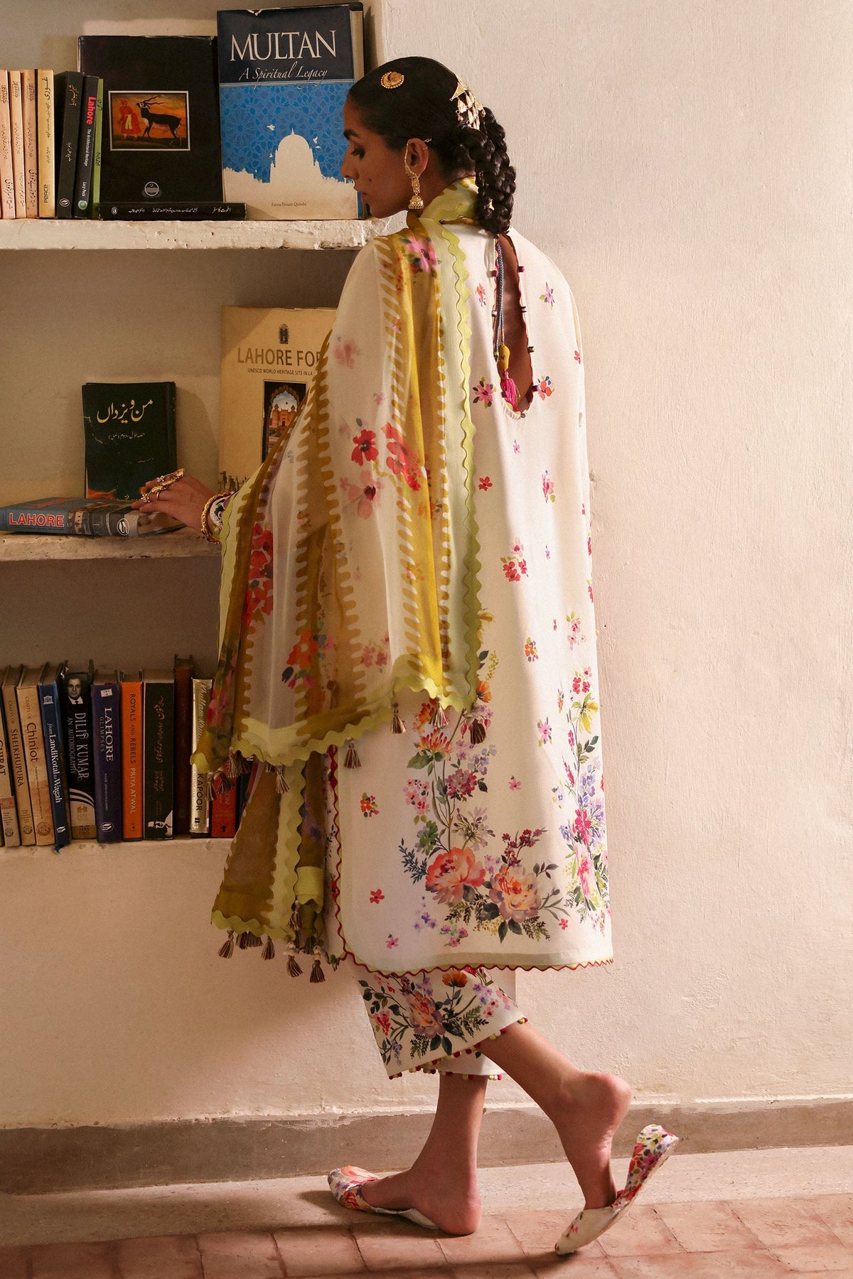 Zaha | Festive Lawn 25 | CHANDNI (ZF-25-10) by zaha - Designer Dress - Type: Ladies Clothes - Available at Libayah - 100% Original