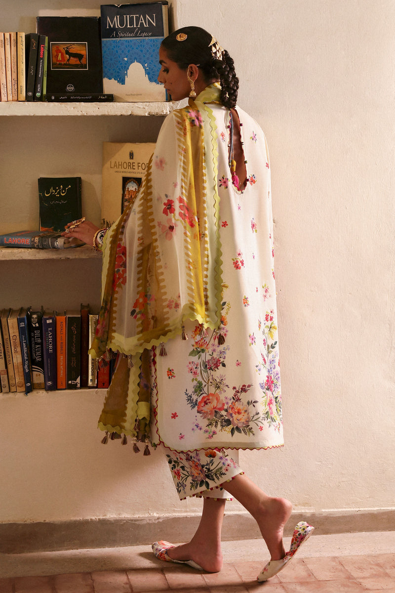 Zaha | Festive Lawn 25 | CHANDNI (ZF-25-10) by zaha - Designer Dress - Type: Ladies Clothes - Available at Libayah - 100% Original