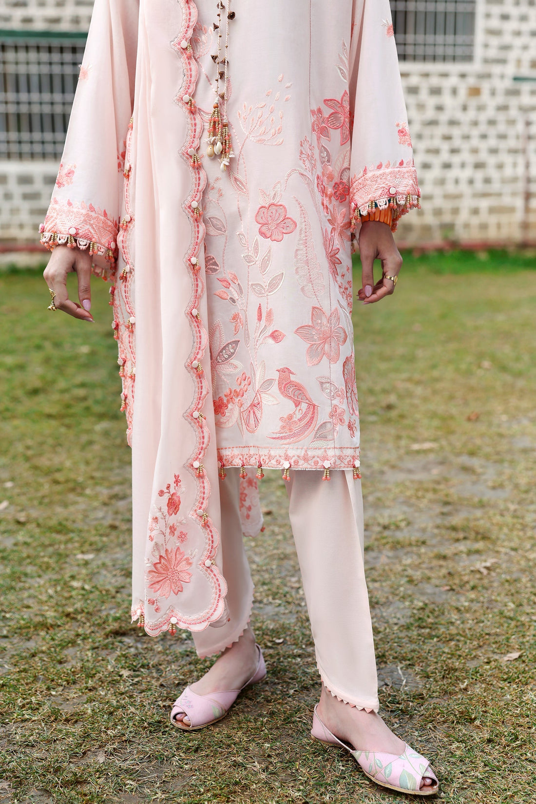 Zaha | Lawn 25 | ZANIA (ZL25-13 B) by Zaha - Designer Dress - Type: Ladies Clothes - Available at Libayah - 100% Original