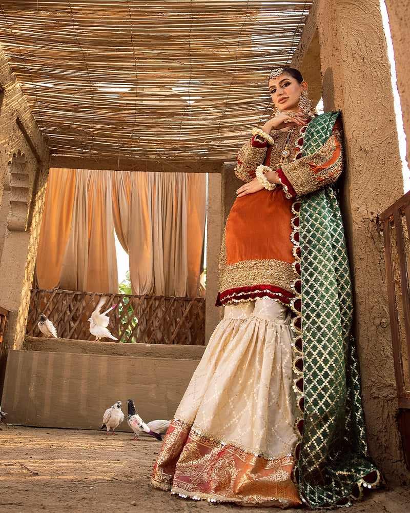 Ain | Aroosh Wedding Edition | AR-83 by Ain - Designer Dress - Type: Bridal - Available at Libayah - 100% Original