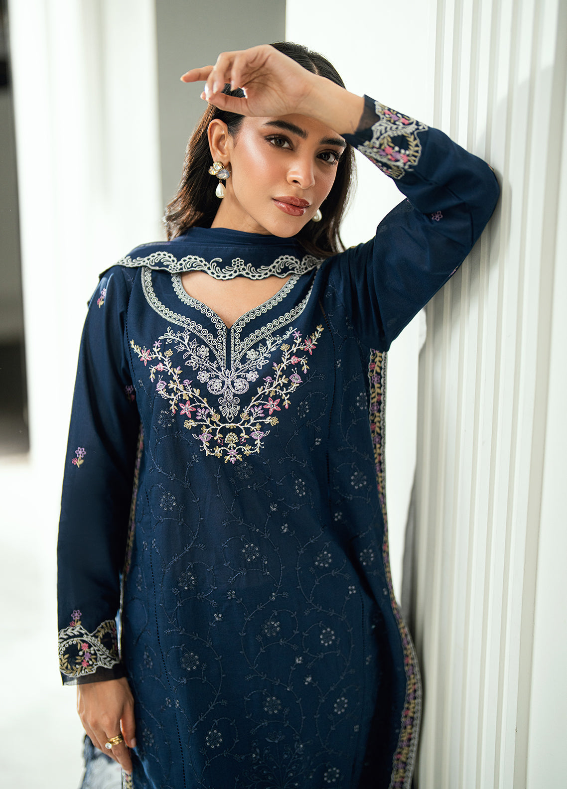 Sahane | Virelle The Lawn Edit | CG50008 Aster by Sahane - Designer Dress  - Type : Ladies Clothes - Available at Libayah - 100% Original 