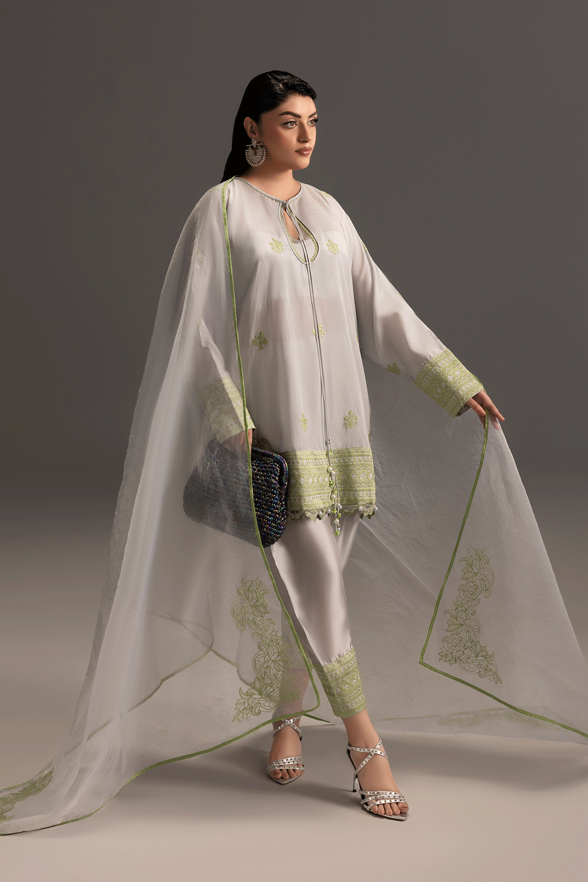 Erum Khan | Summer Whisper | Power Queen - Designer Dress - Type : Ladies Clothes - Available at Libayah - 100% Original