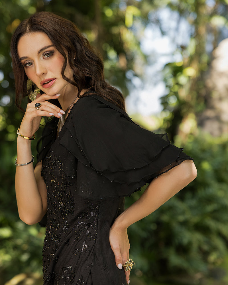 Ain | Cascade Party Wears | AN-102 by Ain - Designer Dress - Type: Ladies Clothes - Available at Libayah - 100% Original