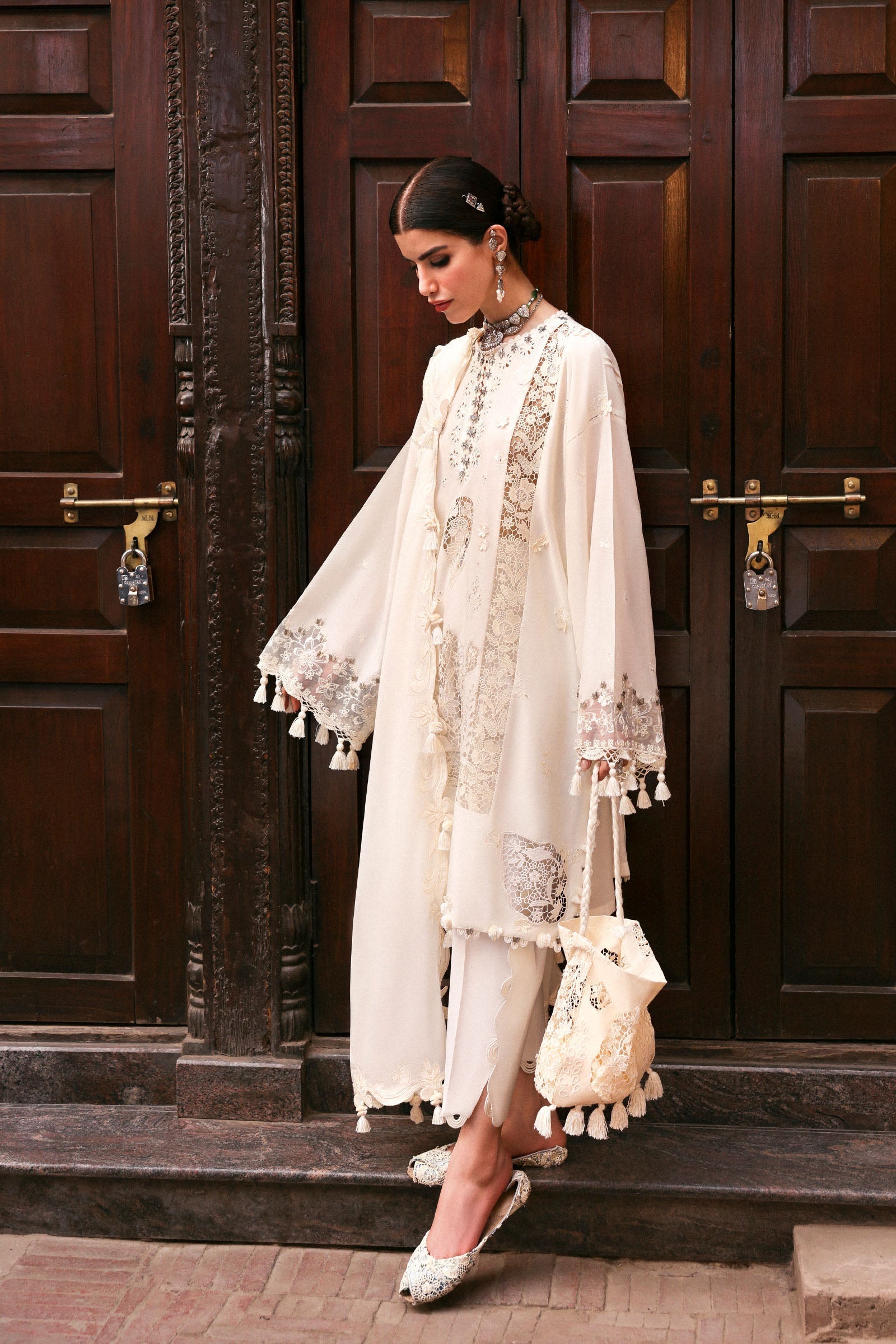 Zaha | Festive Lawn 25 | GULBAHAR (ZF-25-02) by Zaha - Designer Dress - Type: Ladies Clothes - Available at Libayah - 100% Original