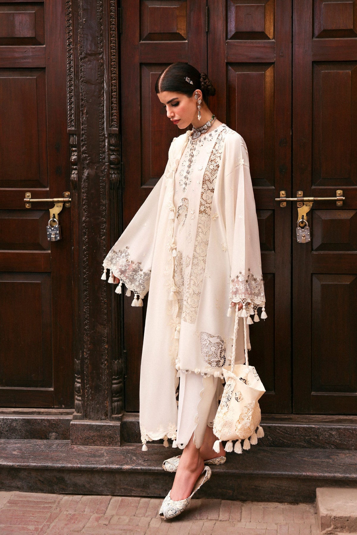Zaha | Festive Lawn 25 | GULBAHAR (ZF-25-02) by Zaha - Designer Dress - Type: Ladies Clothes - Available at Libayah - 100% Original