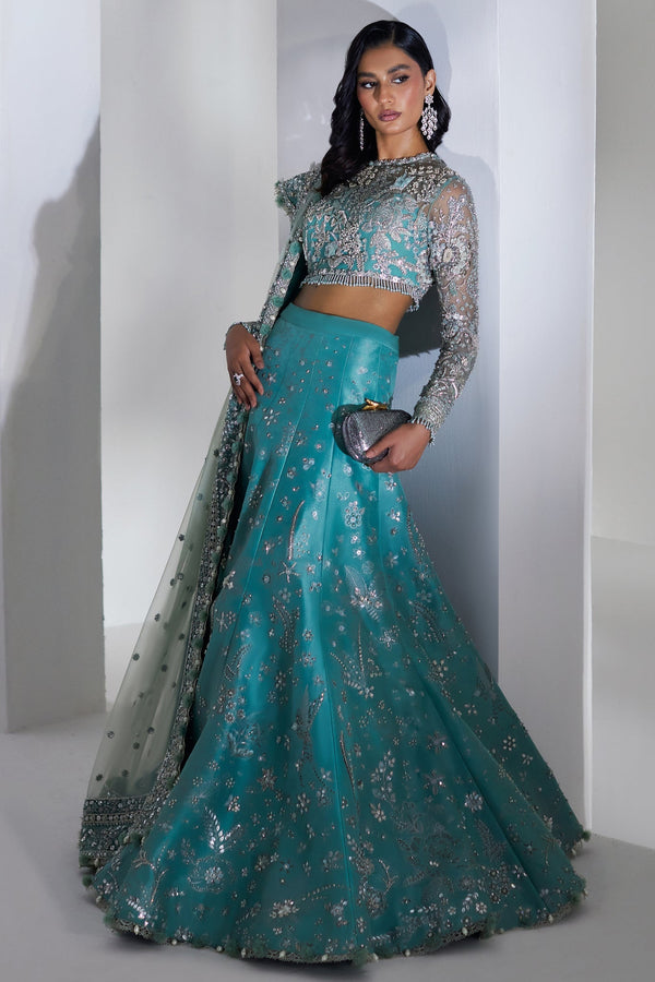 Elan | Luxury Wedding Wears | ETINCELLE DE CRISTAL (EP-21007) - Designer Dress - Type : Ladies Clothes - Available at Libayah - 100% Original