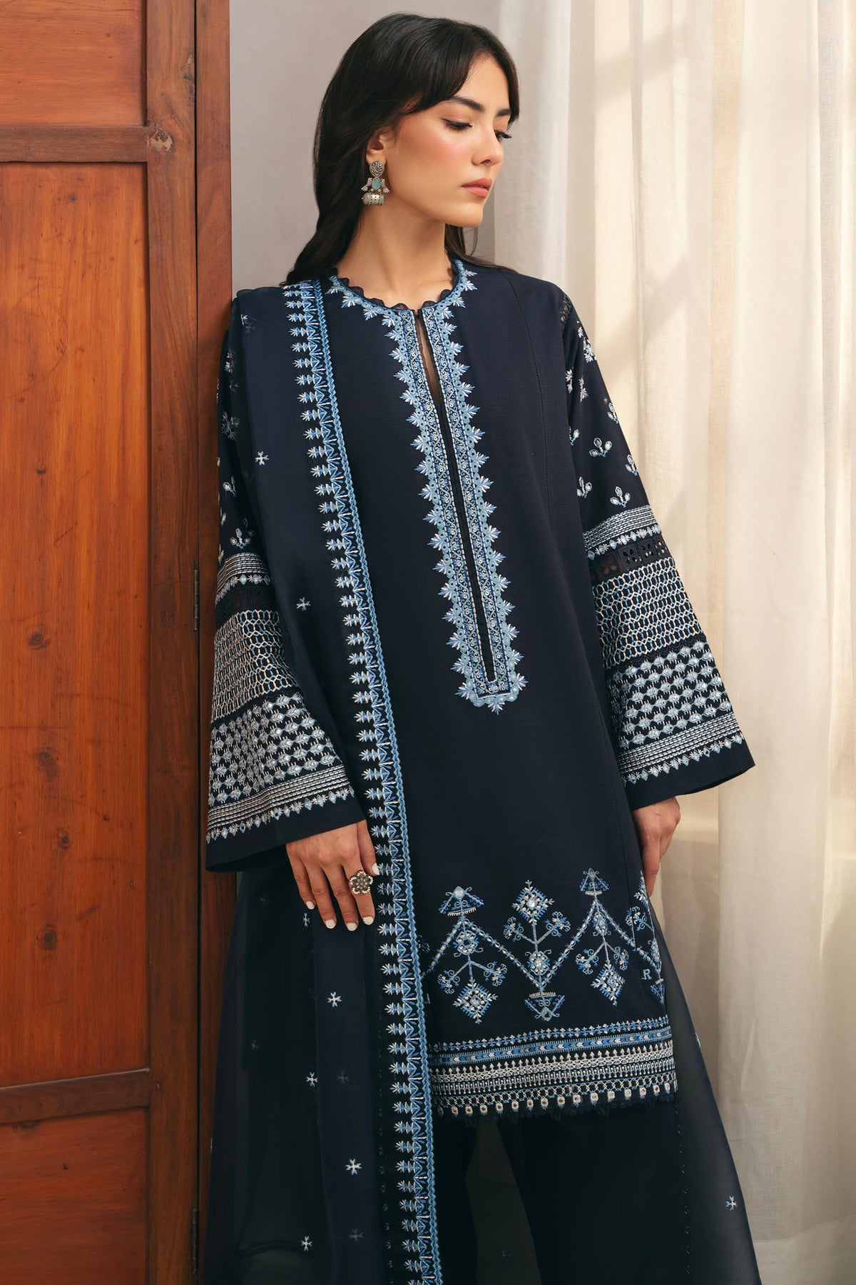 Zaha | Aangan Ready to Wear | ROSHAN (ZRW-20907) by Zaha - Designer Dress - Type: Ladies Clothes - Available at Libayah - 100% Original