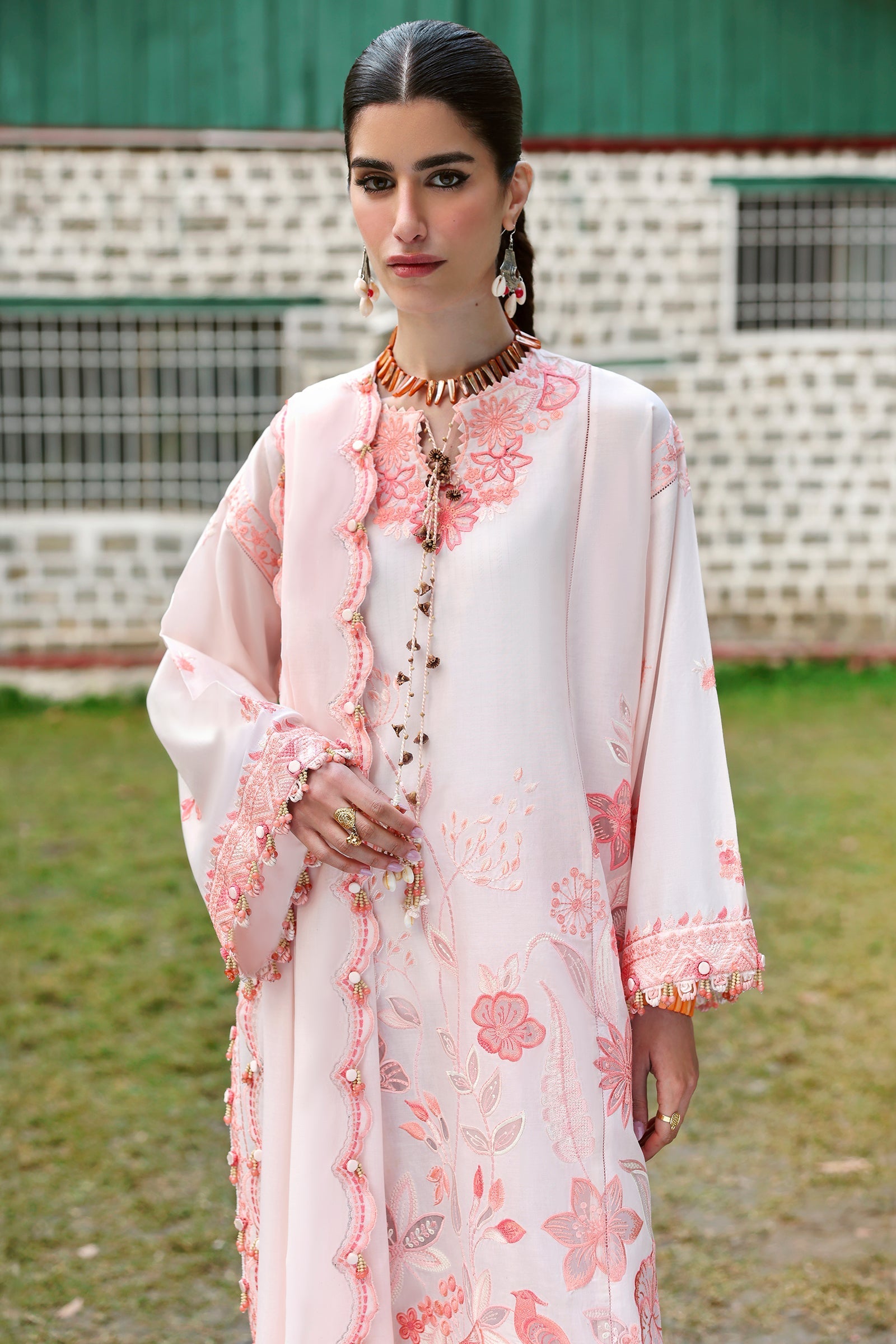 Zaha | Lawn 25 | ZANIA (ZL25-13 B) by Zaha - Designer Dress - Type: Ladies Clothes - Available at Libayah - 100% Original