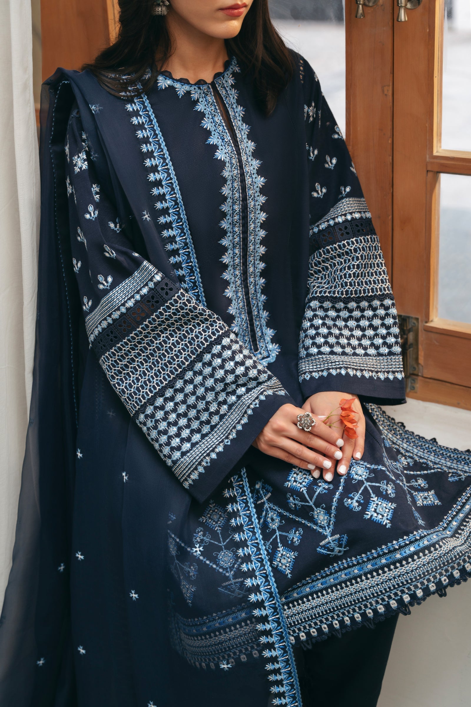 Zaha | Aangan Ready to Wear | ROSHAN (ZRW-20907) by Zaha - Designer Dress - Type: Ladies Clothes - Available at Libayah - 100% Original