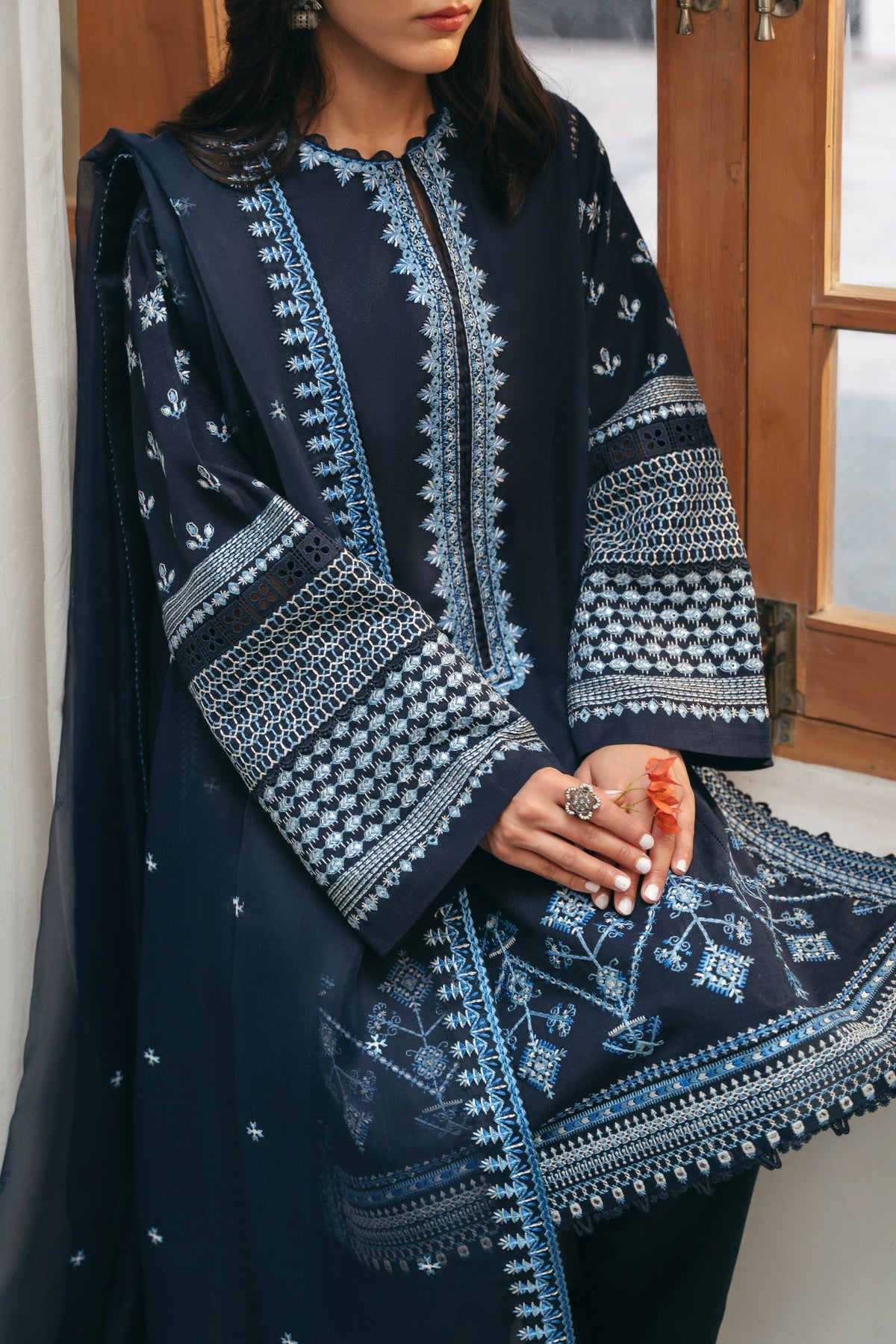Zaha | Aangan Ready to Wear | ROSHAN (ZRW-20907) by Zaha - Designer Dress - Type: Ladies Clothes - Available at Libayah - 100% Original