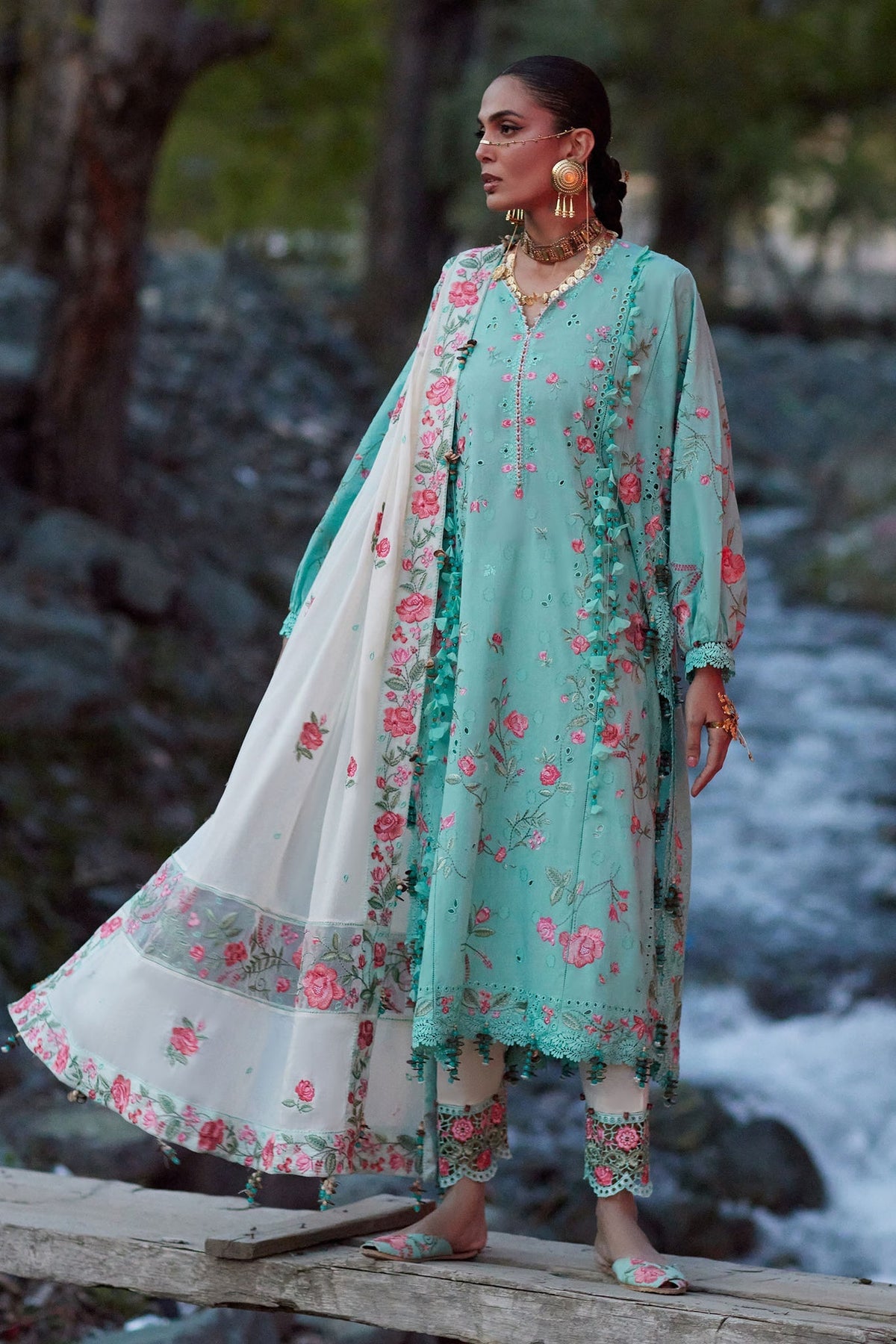 Afrozeh | Basic Pret 26 RTW | NACRE by Afrozeh - Designer Dress  - Type : Ladies Clothes - Available at Libayah - 100% Original 