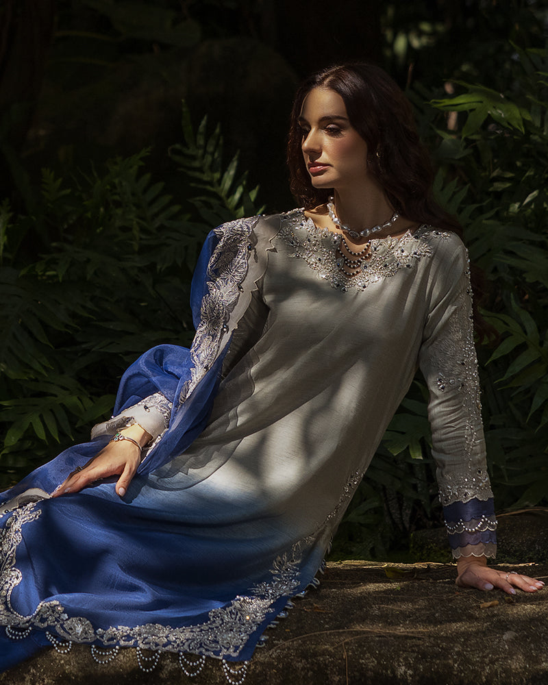 Ain | Cascade Party Wears | AN-104 by Ain - Designer Dress - Type: Ladies Clothes - Available at Libayah - 100% Original