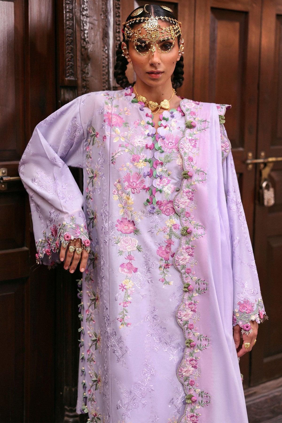 Zaha | Festive Lawn 25 | NILOFER (ZF-25-04) by Zaha - Designer Dress - Type: Ladies Clothes - Available at Libayah - 100% Original