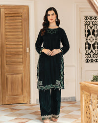 Ain | Winter Collection | AN-86 by Ain - Designer Dress  - Type : Ladies Clothes - Available at Libayah - 100% Original 