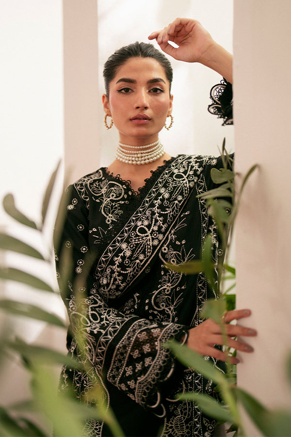 Saffron | Mystere Festive Lawn | Ebony by Saffron - Designer Dress - Type: Ladies Clothes - Available at Libayah - 100% Original