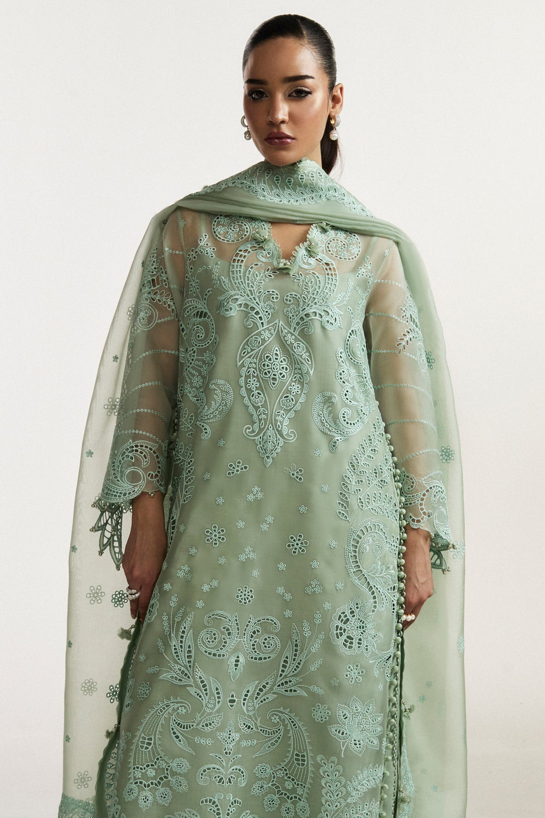 Elan | Vital Ornee | ELYSEE (EV-21355) by Elan - Designer Dress  - Type : Ladies Clothes - Available at Libayah - 100% Original 