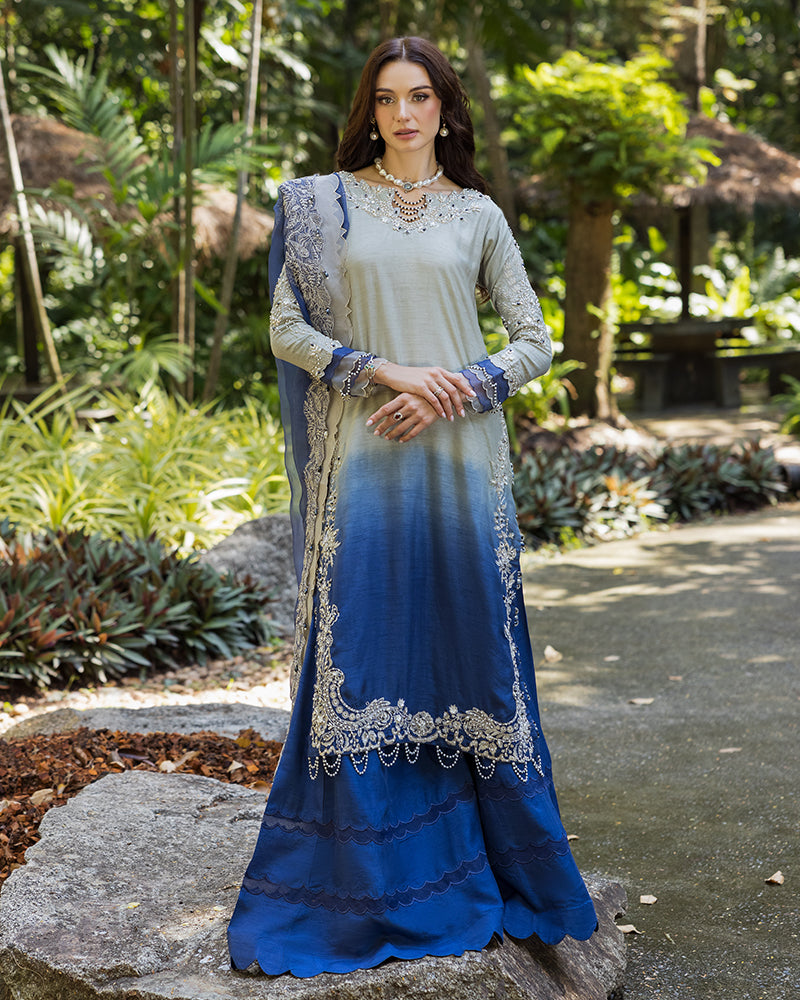 Ain | Cascade Party Wears | AN-104 by Ain - Designer Dress - Type: Ladies Clothes - Available at Libayah - 100% Original