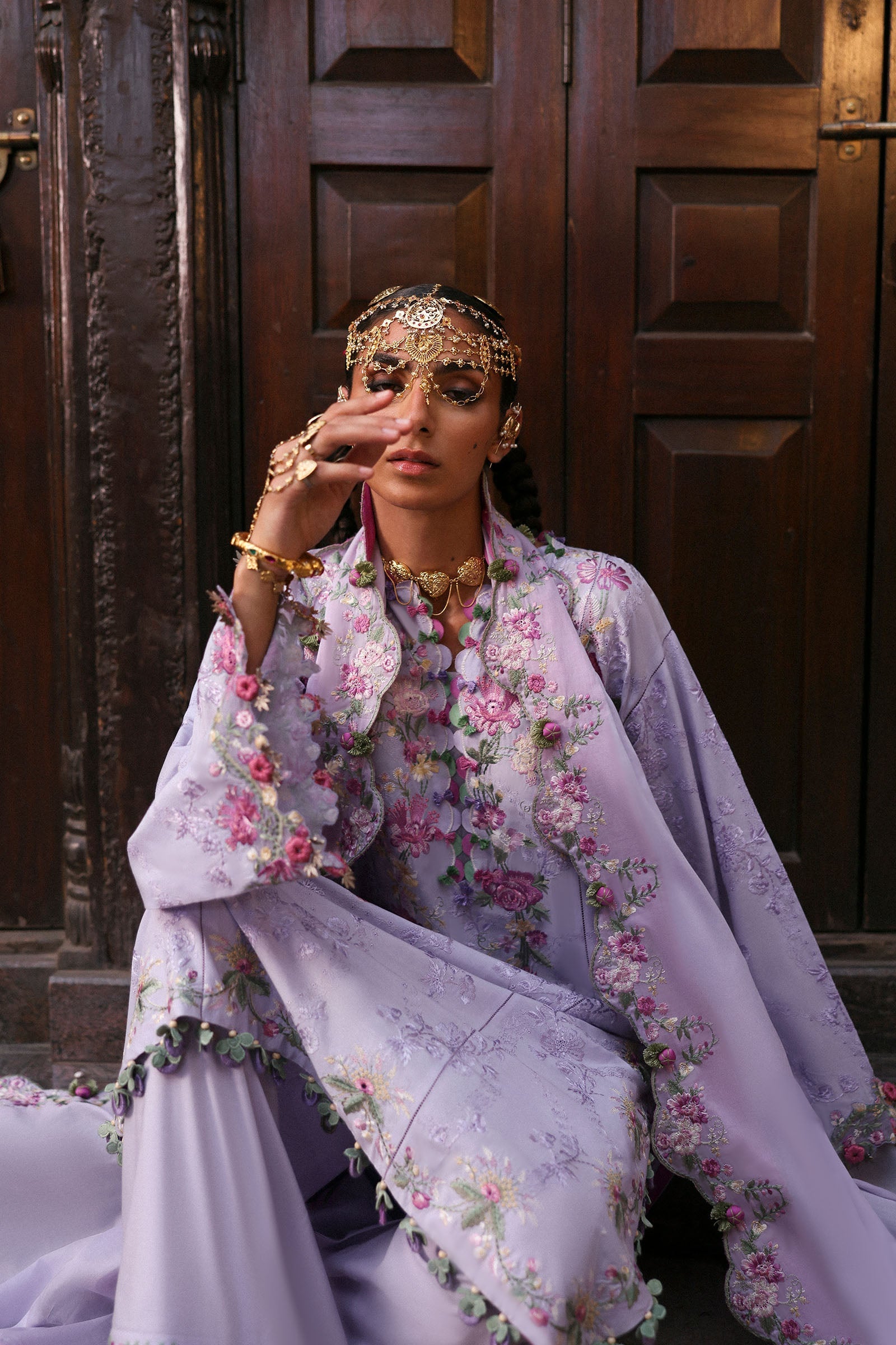Zaha | Festive Lawn 25 | NILOFER (ZF-25-04) by Zaha - Designer Dress - Type: Ladies Clothes - Available at Libayah - 100% Original