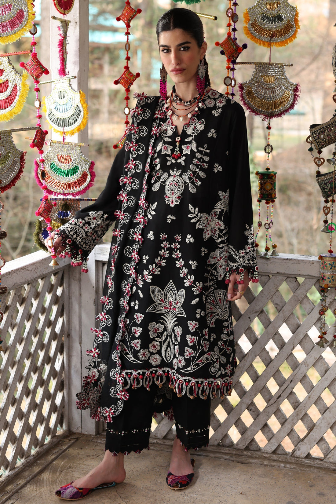 Zaha | Lawn 25 | AABROO (ZL25-05 B) by Zaha - Designer Dress - Type: Ladies Clothes - Available at Libayah - 100% Original