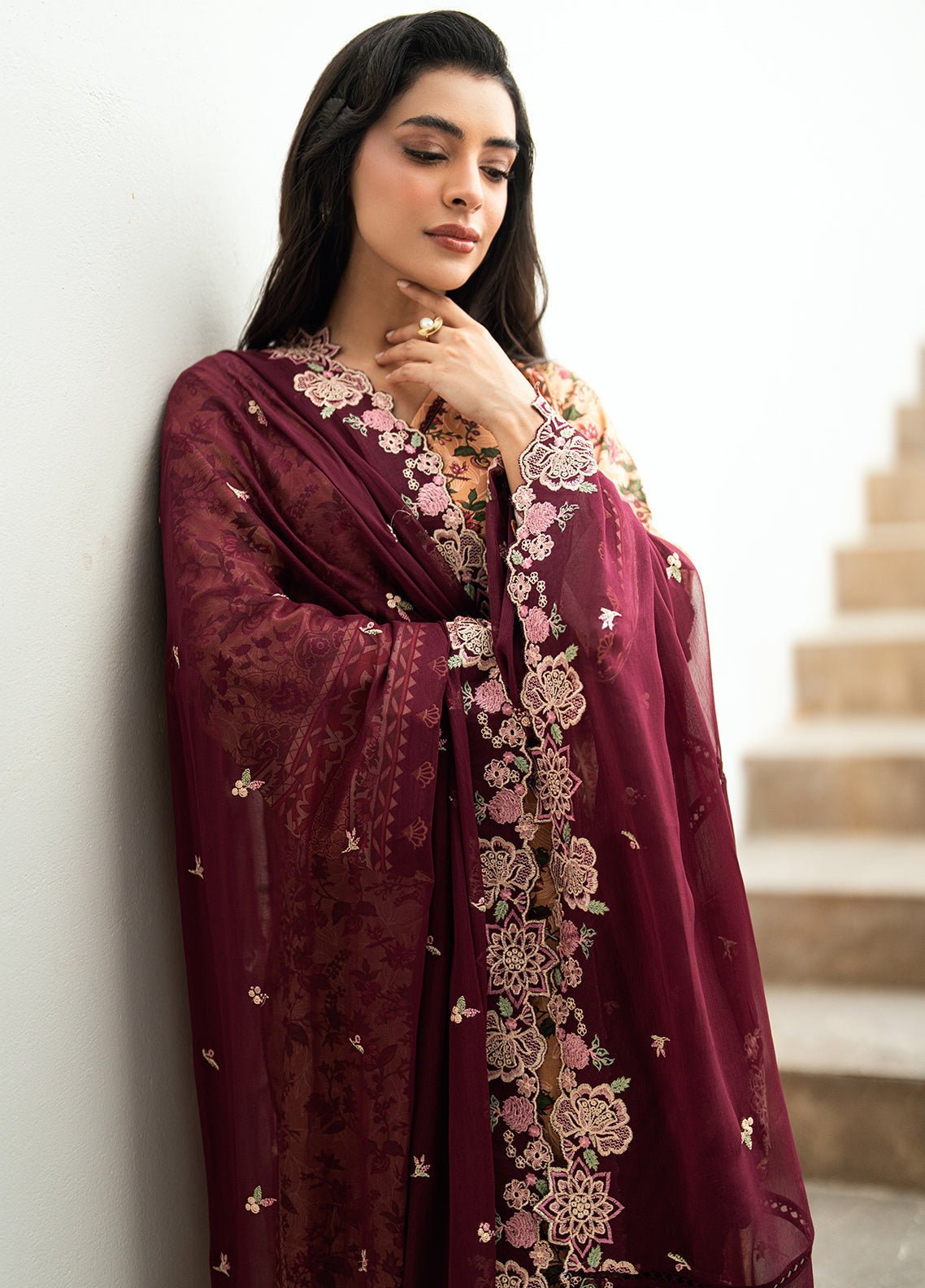 Sahane | Virelle The Lawn Edit | CG50001 Wildflower by Sahane - Designer Dress  - Type : Ladies Clothes - Available at Libayah - 100% Original 