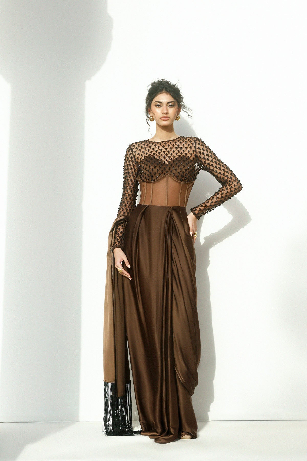 Erum Khan | Carvaan Formals |Raazmeen by Erum Khan - Designer Dress  - Type : Ladies Clothes - Available at Libayah - 100% Original 