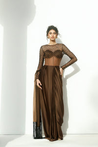 Erum Khan | Carvaan Formals |Raazmeen by Erum Khan - Designer Dress  - Type : Ladies Clothes - Available at Libayah - 100% Original 