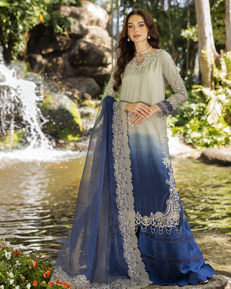 Ain | Cascade Party Wears | AN-104 by Ain - Designer Dress - Type: Ladies Clothes - Available at Libayah - 100% Original