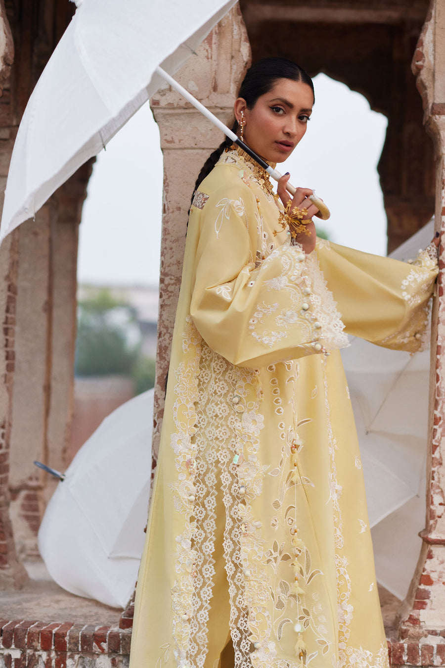 Afrozeh | Basic Pret 26 RTW | NACRE by Afrozeh - Designer Dress  - Type : Ladies Clothes - Available at Libayah - 100% Original 