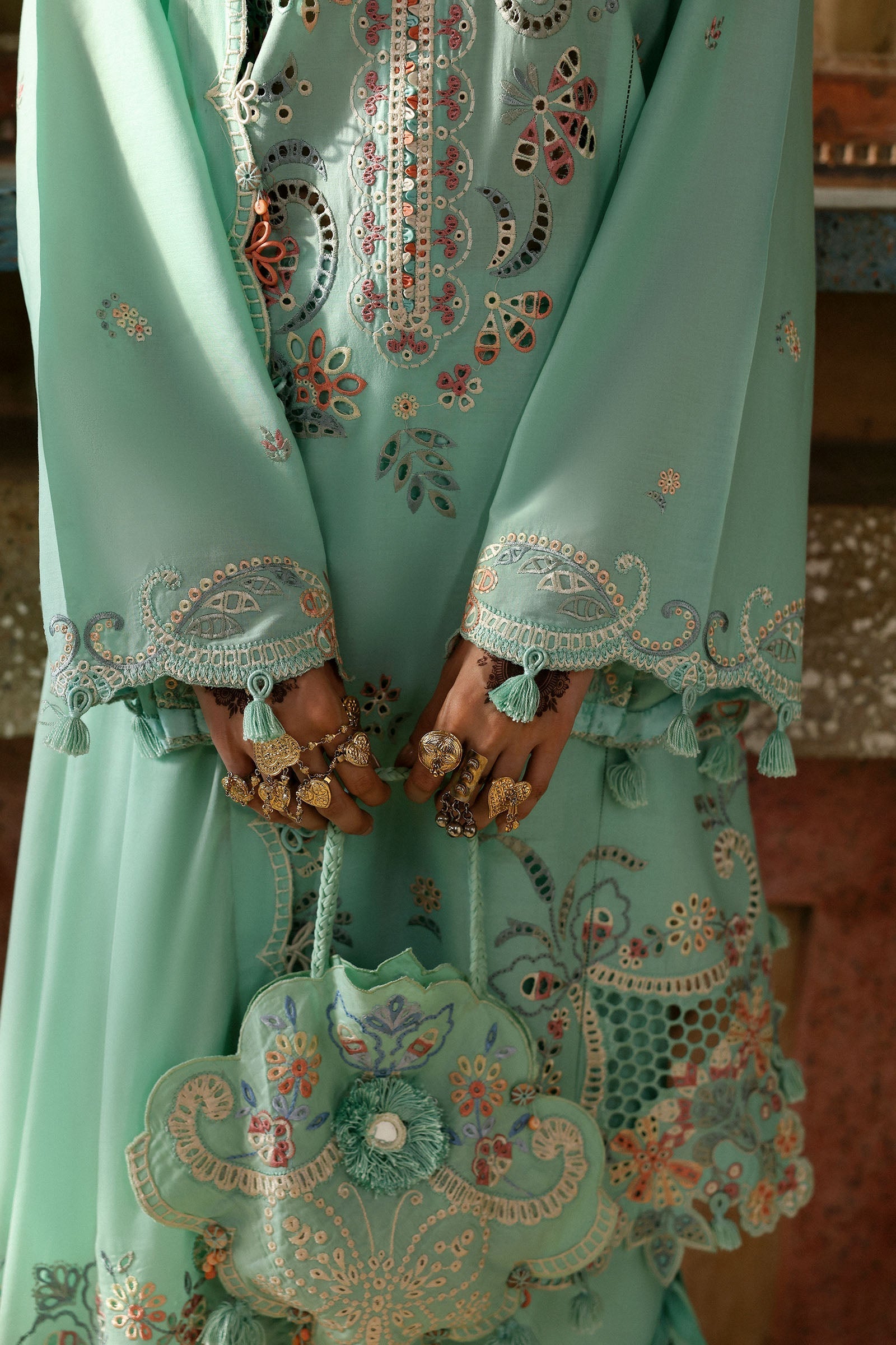 Zaha | Festive Lawn 25 | SEHER (ZF-25-05) by Zaha - Designer Dress - Type: Ladies Clothes - Available at Libayah - 100% Original