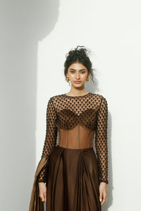 Erum Khan | Carvaan Formals |Raazmeen by Erum Khan - Designer Dress  - Type : Ladies Clothes - Available at Libayah - 100% Original 