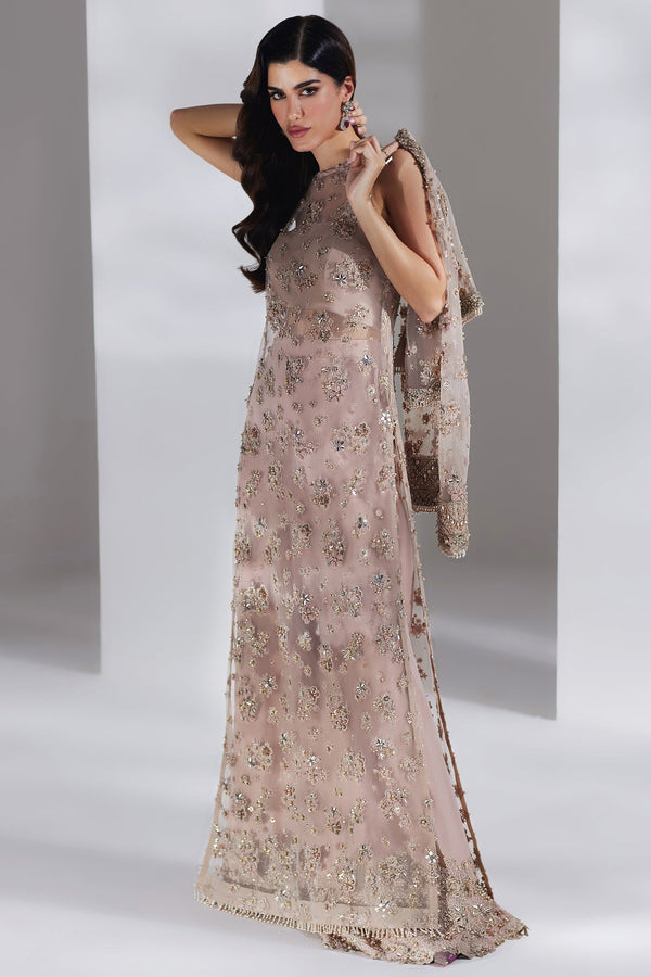 Elan | Luxury Wedding Wears | BRUME ROSEE (EP-20885) - Designer Dress - Type : Ladies Clothes - Available at Libayah - 100% Original