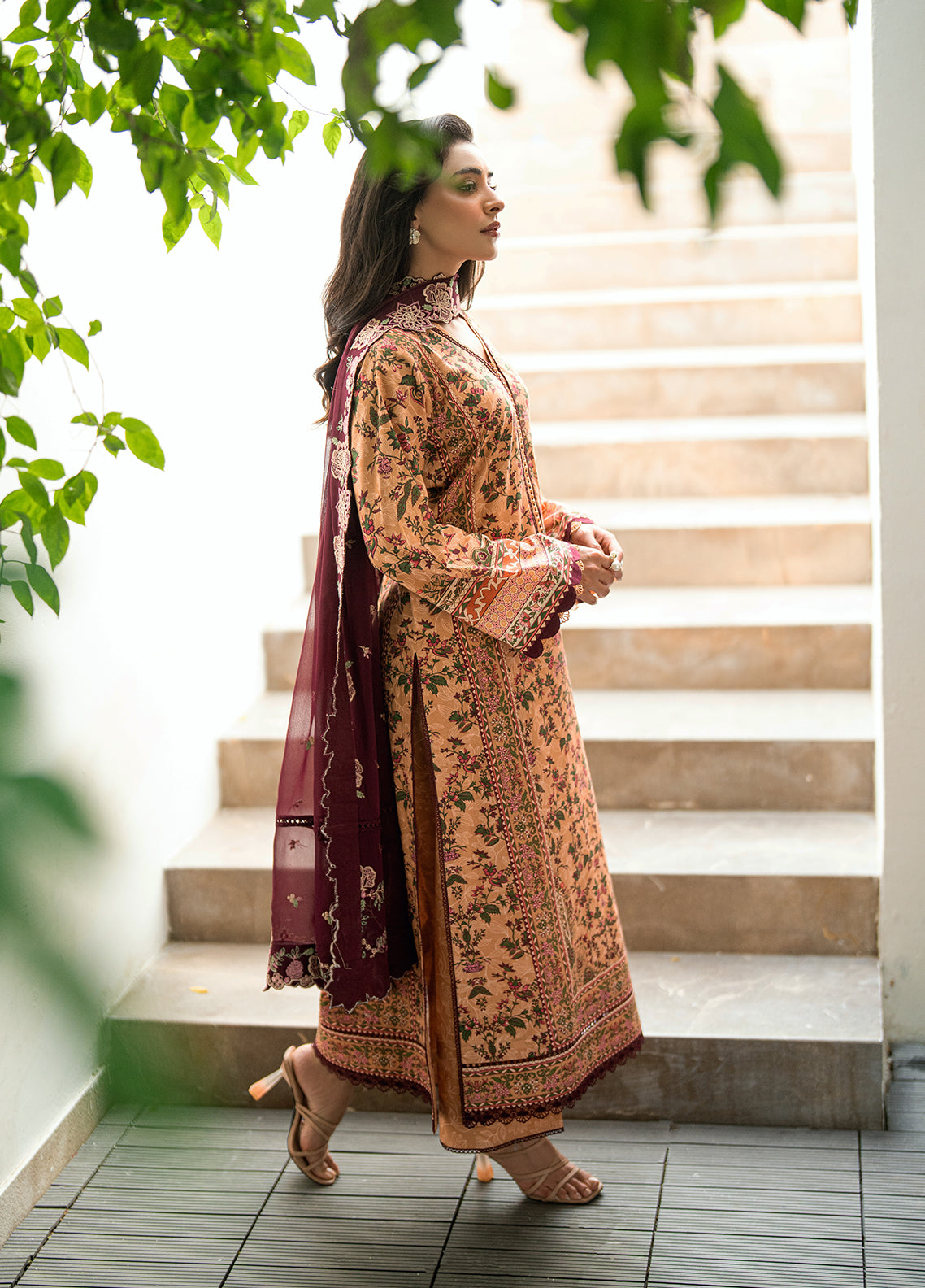 Sahane | Virelle The Lawn Edit | CG50001 Wildflower by Sahane - Designer Dress  - Type : Ladies Clothes - Available at Libayah - 100% Original 