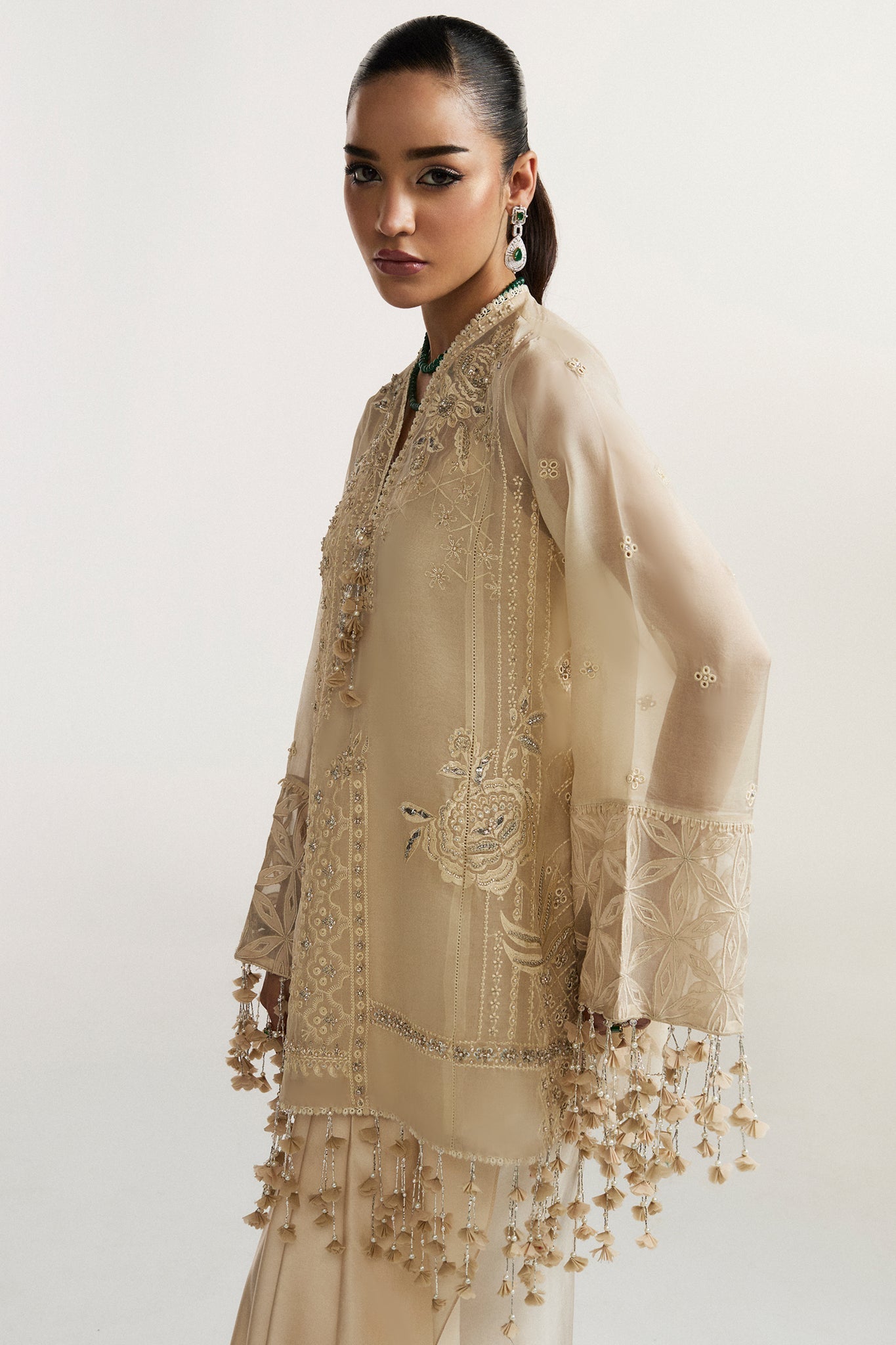 Elan | Vital Ornee | SOLENNE D'OR (EV-21356) by Elan - Designer Dress  - Type : Ladies Clothes - Available at Libayah - 100% Original 