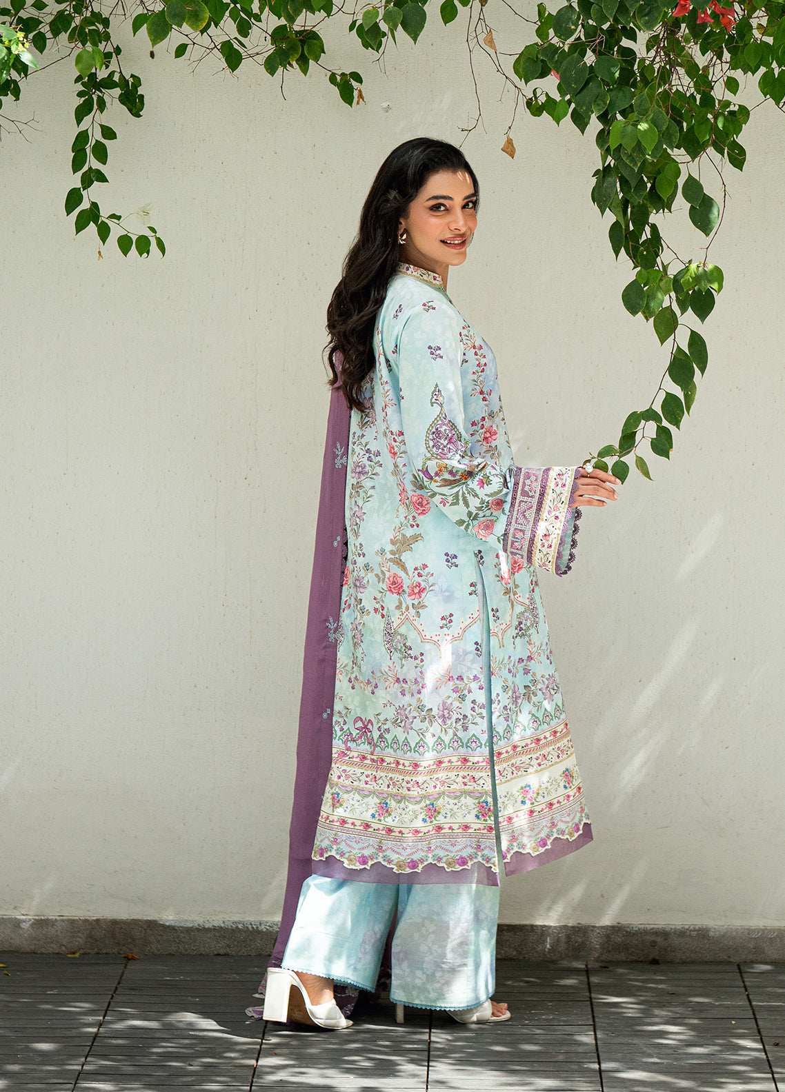 Sahane | Virelle The Lawn Edit | CG50002 Emily by Sahane - Designer Dress  - Type : Ladies Clothes - Available at Libayah - 100% Original 