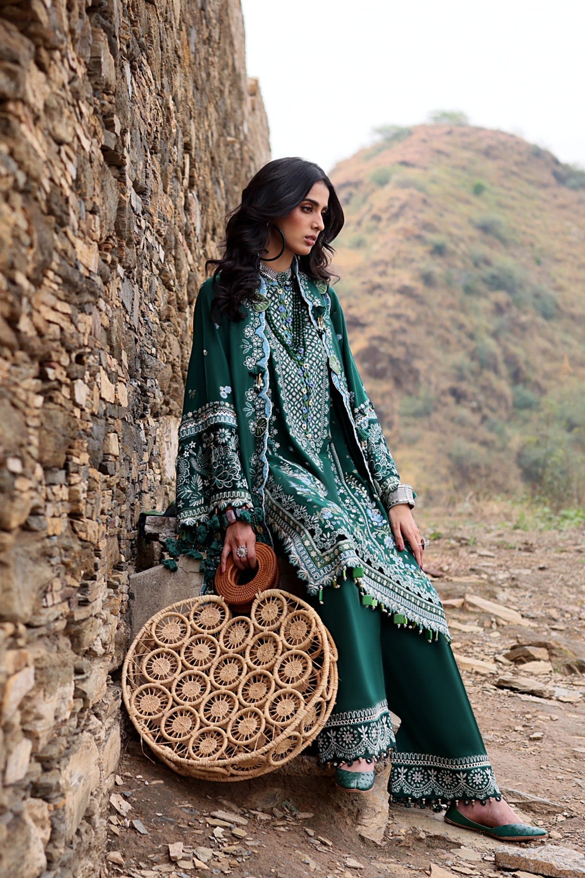 Elan | Winter Collection 24 | EVANIA (EW24-08) by Elan - Designer Dress - Type: Ladies Clothes - Available at Libayah - 100% Original