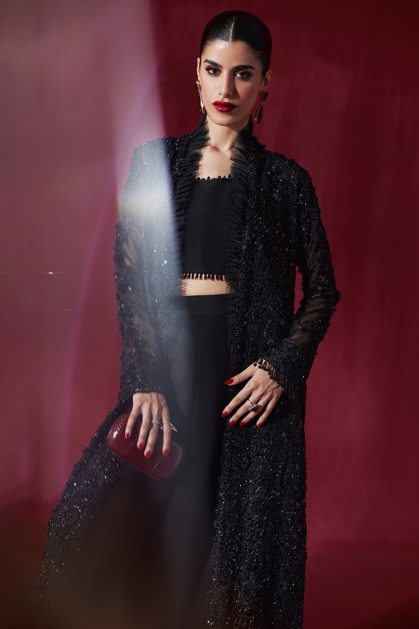 Elan | Lumiere Luxury Pret | NUIT ETOILEE (EP-20994) by Elan - Designer Dress - Type: Formal - Available at Libayah - 100% Original