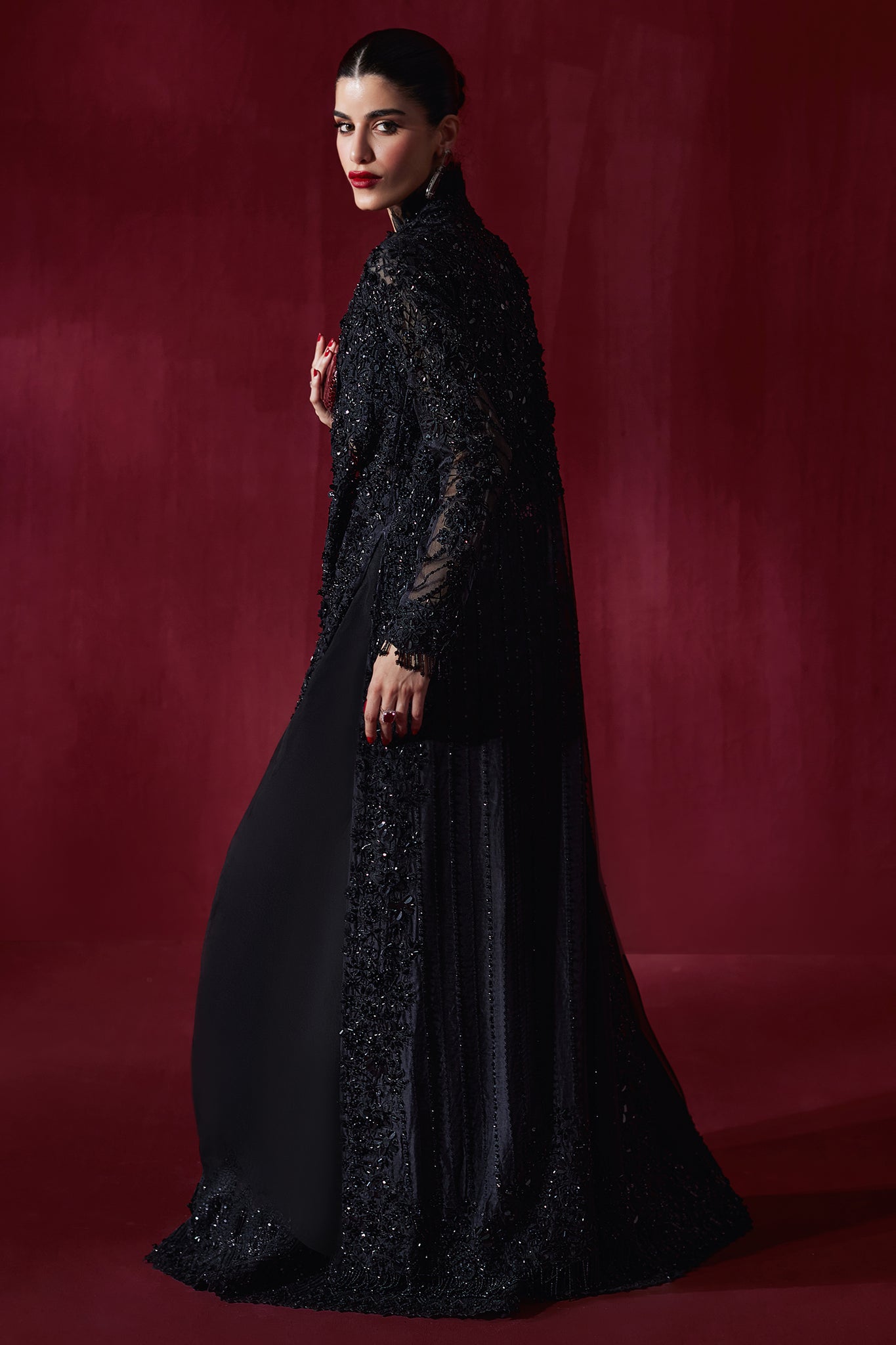 Elan | Lumiere Luxury Pret | NUIT ETOILEE (EP-20994) by Elan - Designer Dress - Type: Formal - Available at Libayah - 100% Original