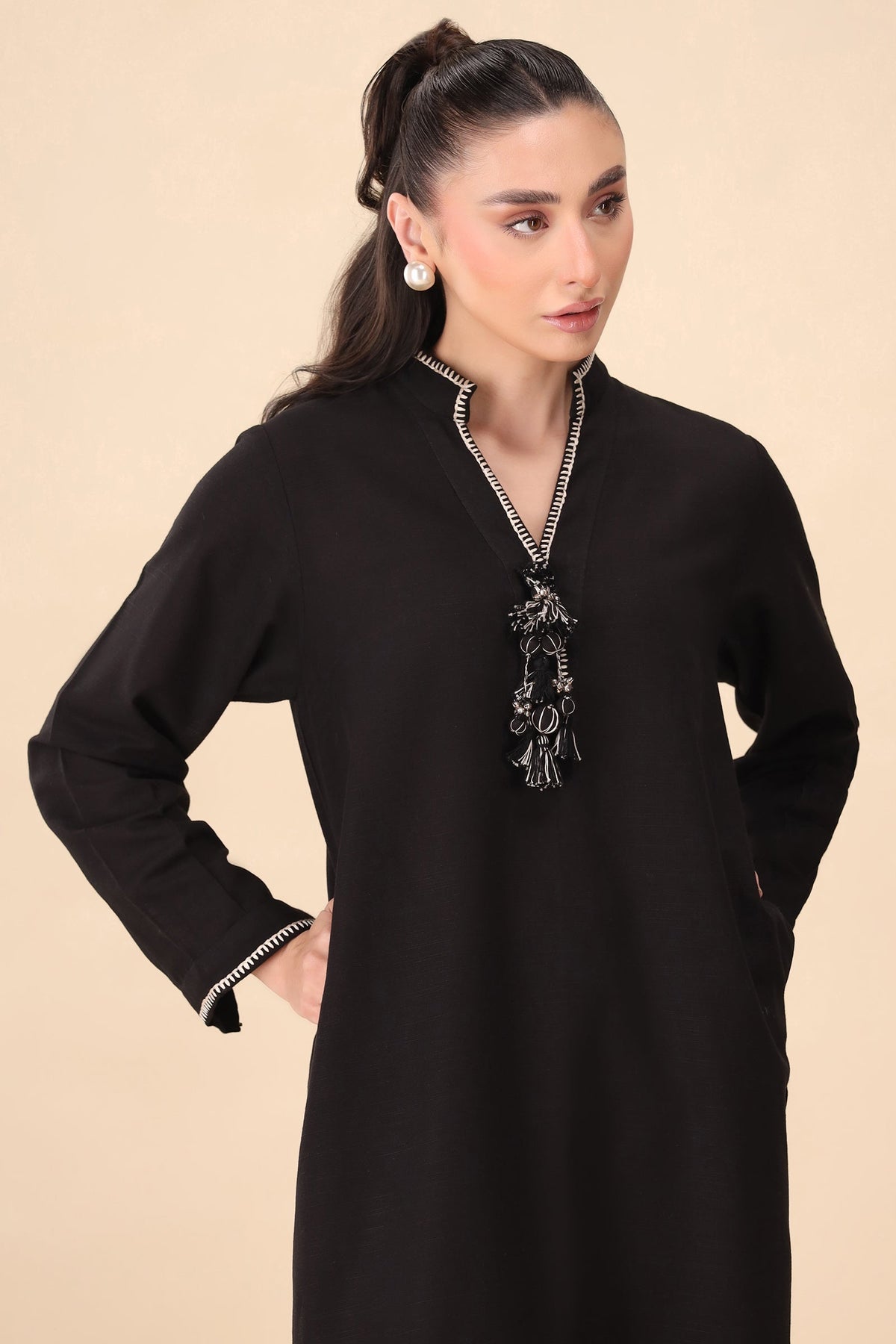 Zaha | Staples |NOIR (ZRW-21362) by Zaha - Designer Dress - Type: Ladies Clothes - Available at Libayah - 100% Original