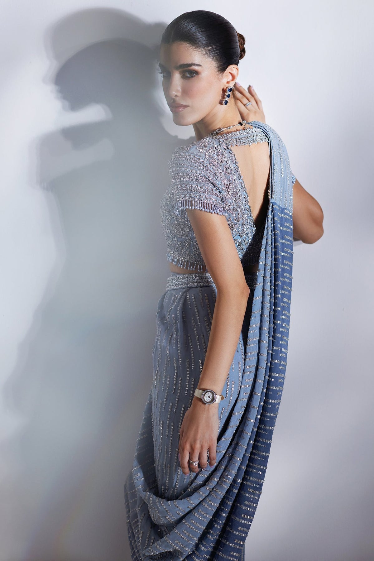 Elan | Lumiere Luxury Pret | ECLAT GLACE (EP-21008) by Elan - Designer Dress - Type: Formal - Available at Libayah - 100% Original