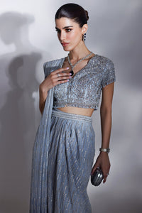 Elan | Luxury Wedding Wears | ECLAT GLACE (EP-21008) - Designer Dress - Type : Ladies Clothes - Available at Libayah - 100% Original