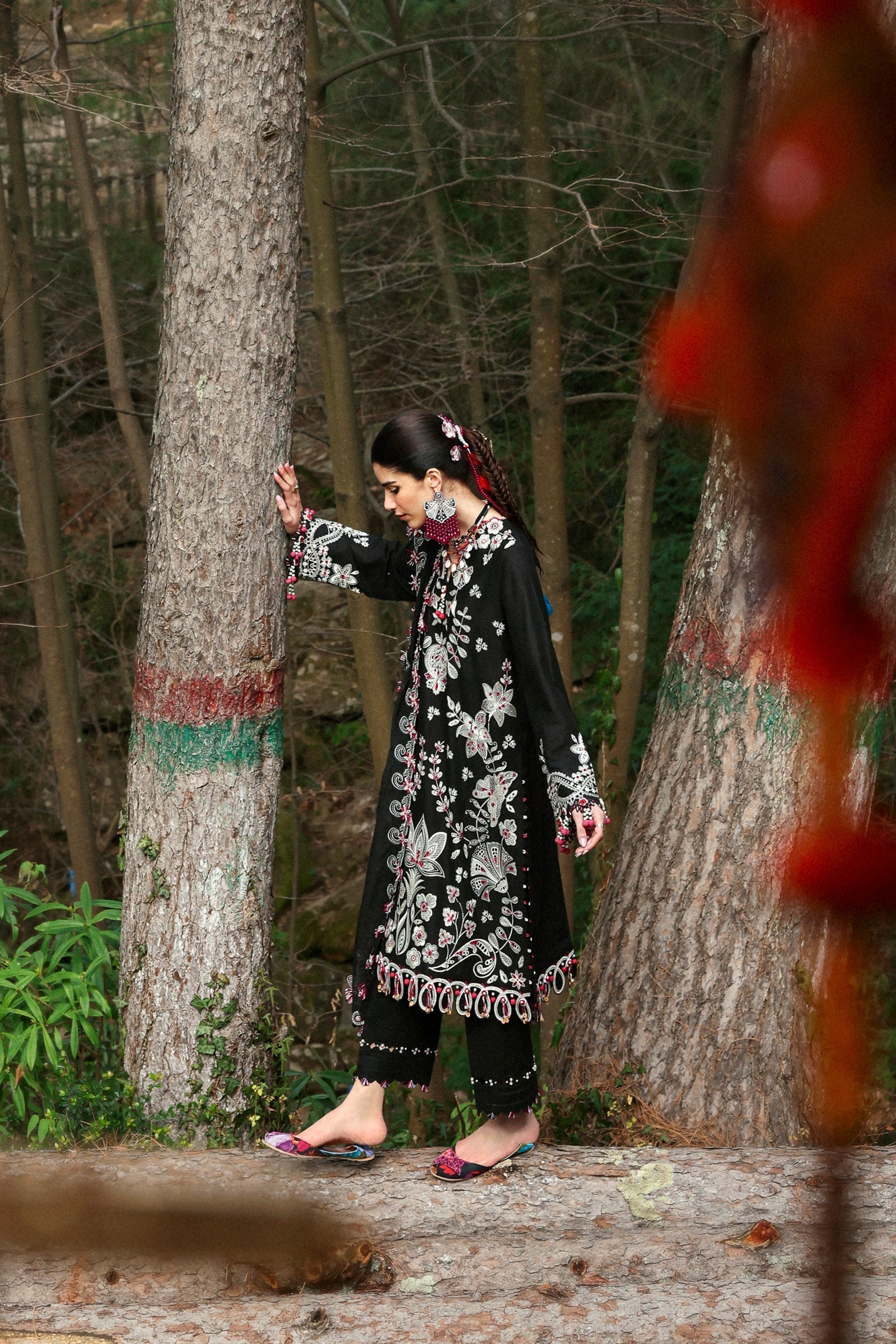 Zaha | Lawn 25 | AABROO (ZL25-05 B) by Zaha - Designer Dress - Type: Ladies Clothes - Available at Libayah - 100% Original