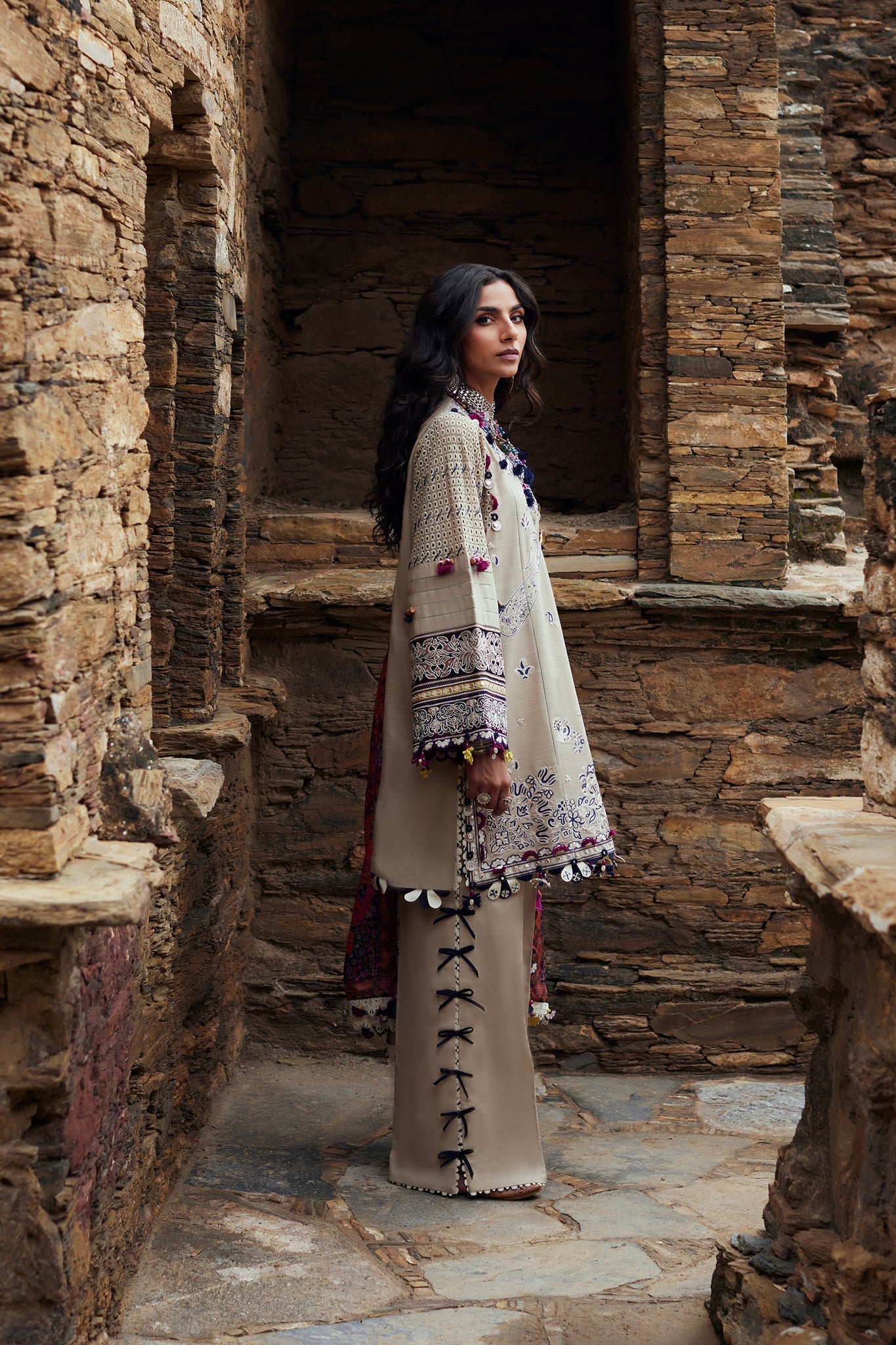 Elan | Winter Collection 24 | ARSIA (EW24-02) by Elan - Designer Dress - Type: Ladies Clothes - Available at Libayah - 100% Original