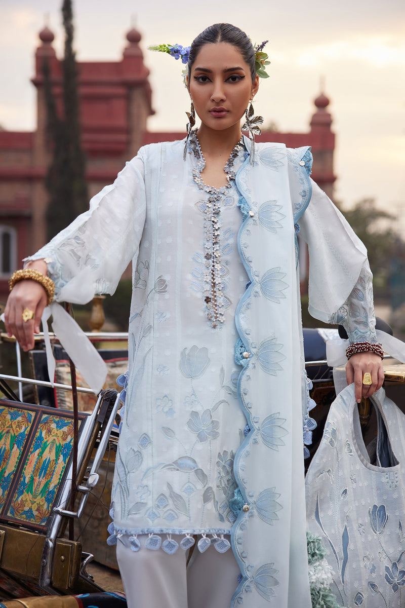 Elan | Luxury Lawn 25 | CELESTINE (EL25-05 B) by Elan - Designer Dress - Type: Ladies Clothes - Available at Libayah - 100% Original