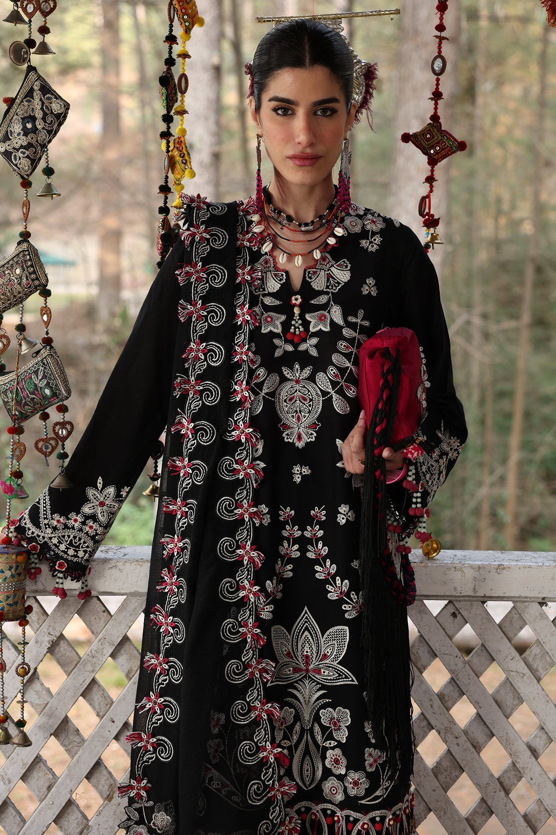 Zaha | Lawn 25 | AABROO (ZL25-05 B) by Zaha - Designer Dress - Type: Ladies Clothes - Available at Libayah - 100% Original