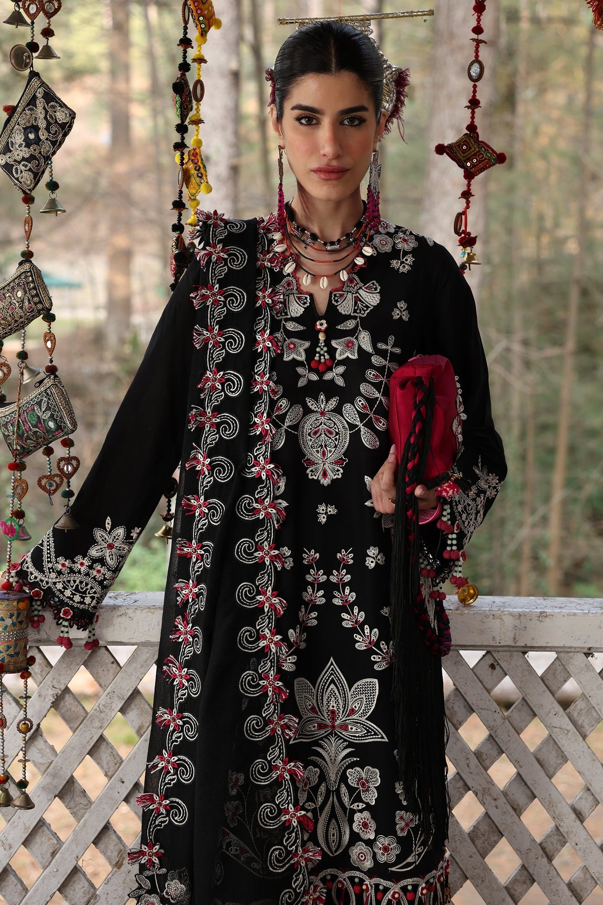 Zaha | Lawn 25 | AABROO (ZL25-05 B) by Zaha - Designer Dress - Type: Ladies Clothes - Available at Libayah - 100% Original
