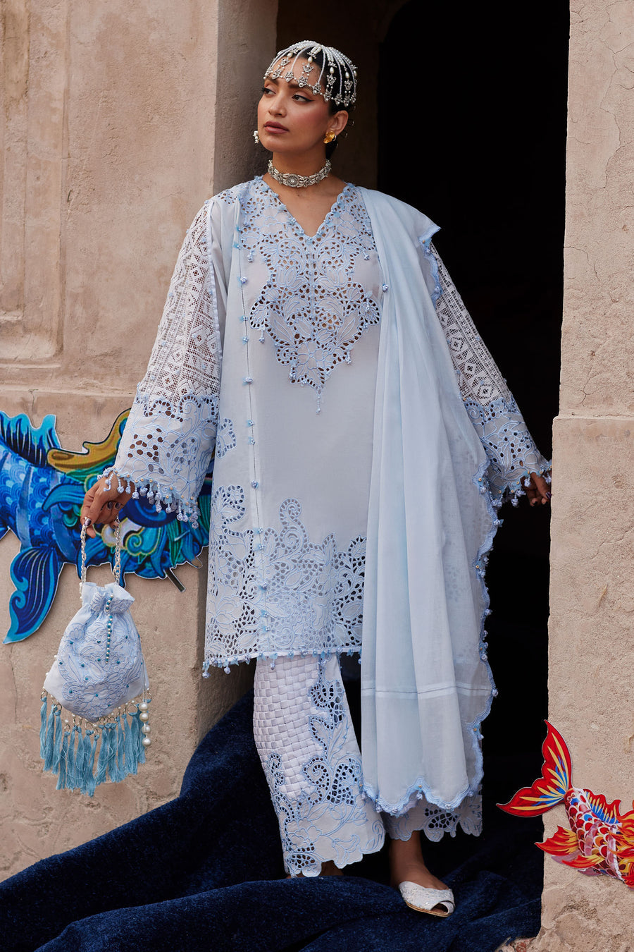 Afrozeh | Basic Pret 26 RTW | NACRE by Afrozeh - Designer Dress  - Type : Ladies Clothes - Available at Libayah - 100% Original 