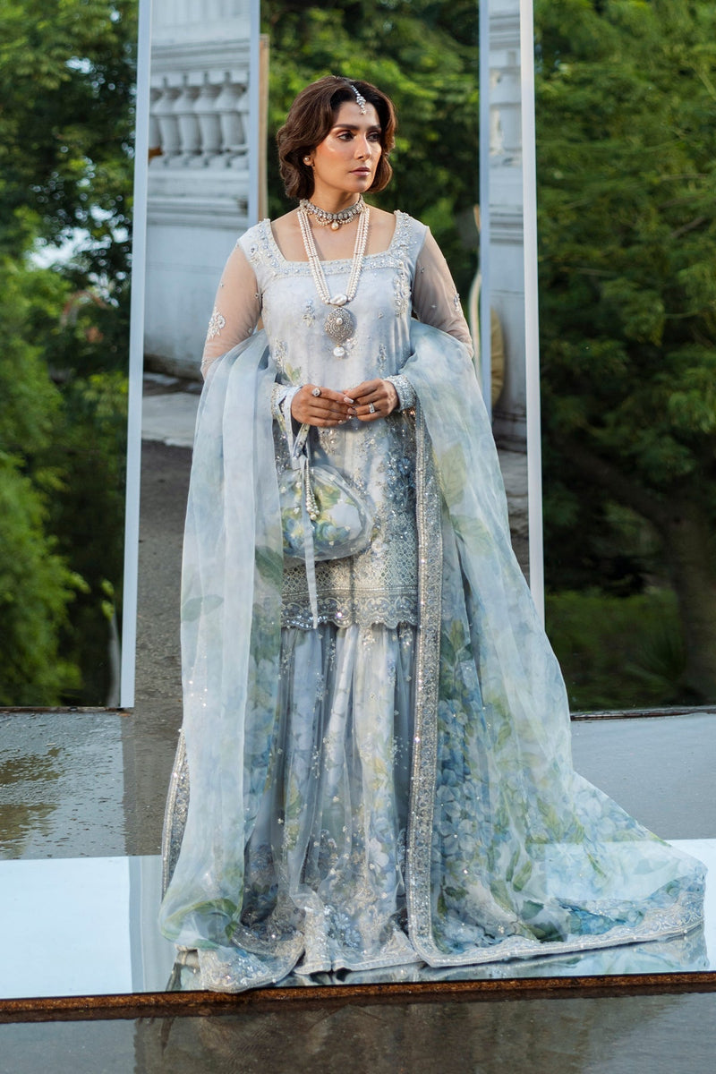 Erum Khan | Jahan Wedding 25 | Floral Drop by Erum Khan - Designer Dress  - Type : Ladies Clothes - Available at Libayah - 100% Original 
