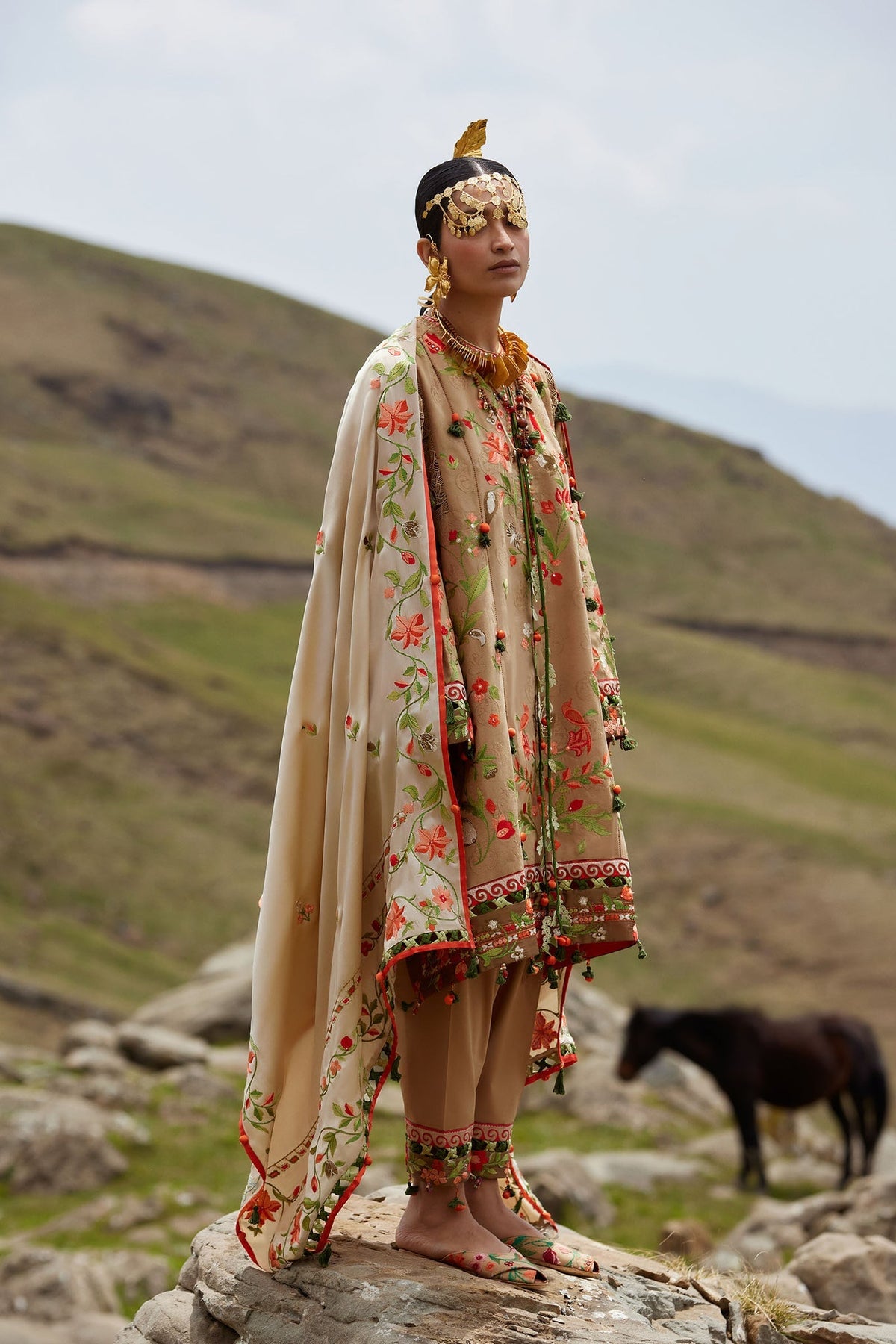 Afrozeh | Basic Pret 26 RTW | NACRE by Afrozeh - Designer Dress  - Type : Ladies Clothes - Available at Libayah - 100% Original 