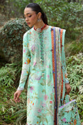 Zaha | Lawn 25 | ELARA (ZL25-02 B) by Zaha - Designer Dress - Type: Ladies Clothes - Available at Libayah - 100% Original