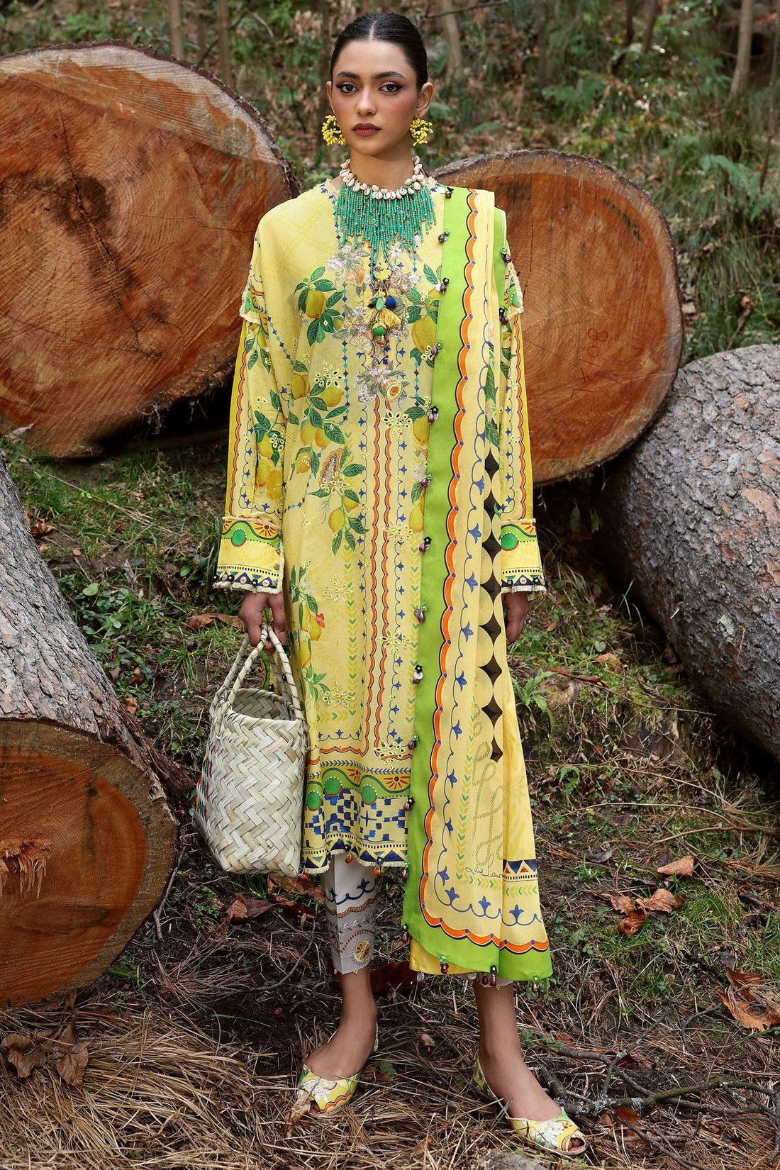 Zaha | Lawn 25 | DAHLIA (ZL25-04 A) by Zaha - Designer Dress - Type: Ladies Clothes - Available at Libayah - 100% Original